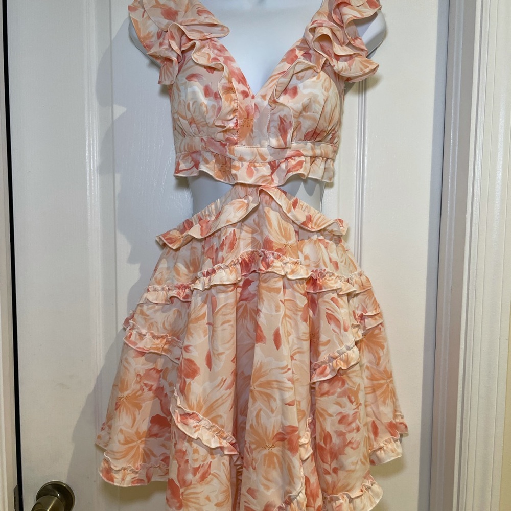 Floral Flowy Mini Dress